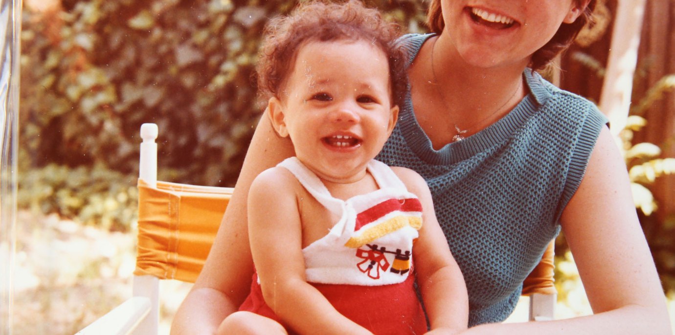 Meghan Markle as a baby