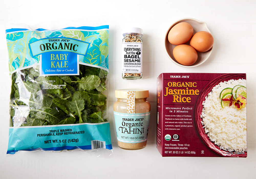 Trader Joe's tahini grain bowl