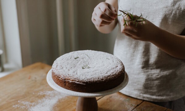 Orange and Rosemary Olive Oil Cake