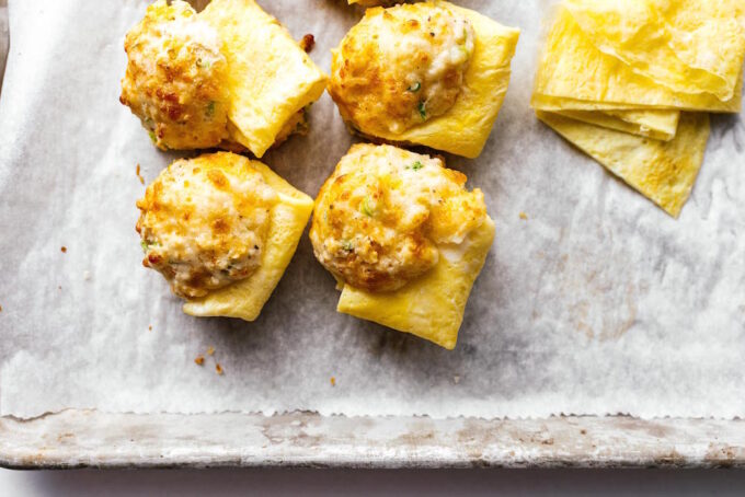 Sour Cream and Chive Egg Biscuits