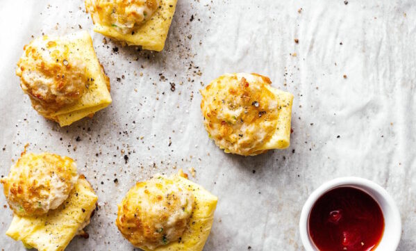 Sour Cream and Chive Egg Biscuits