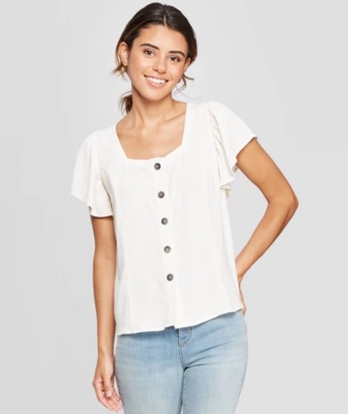 Square-Neck Top from Target
