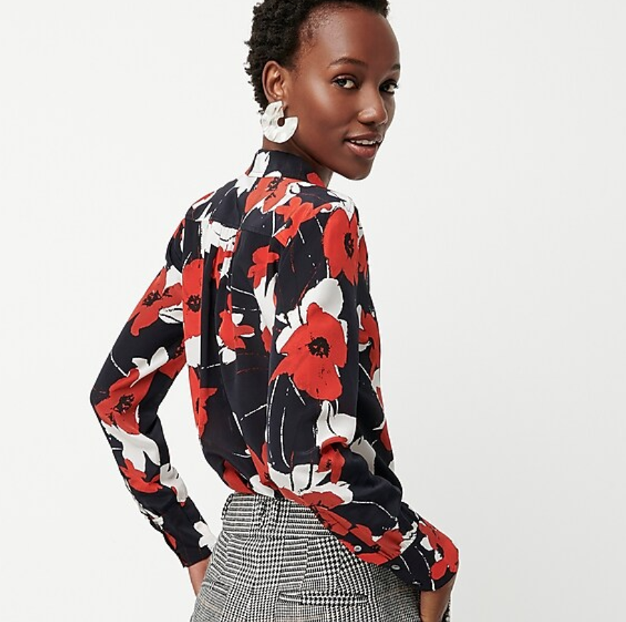 Floral Button Up Shirt