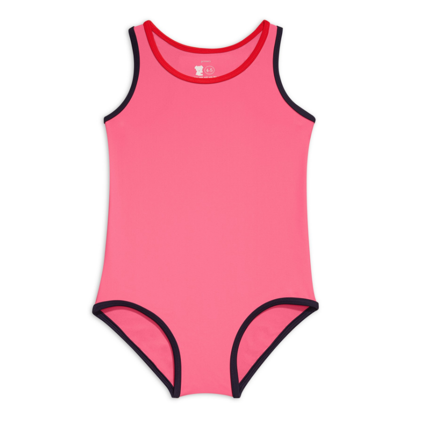 Primary Tipped One-Piece Swimsuit