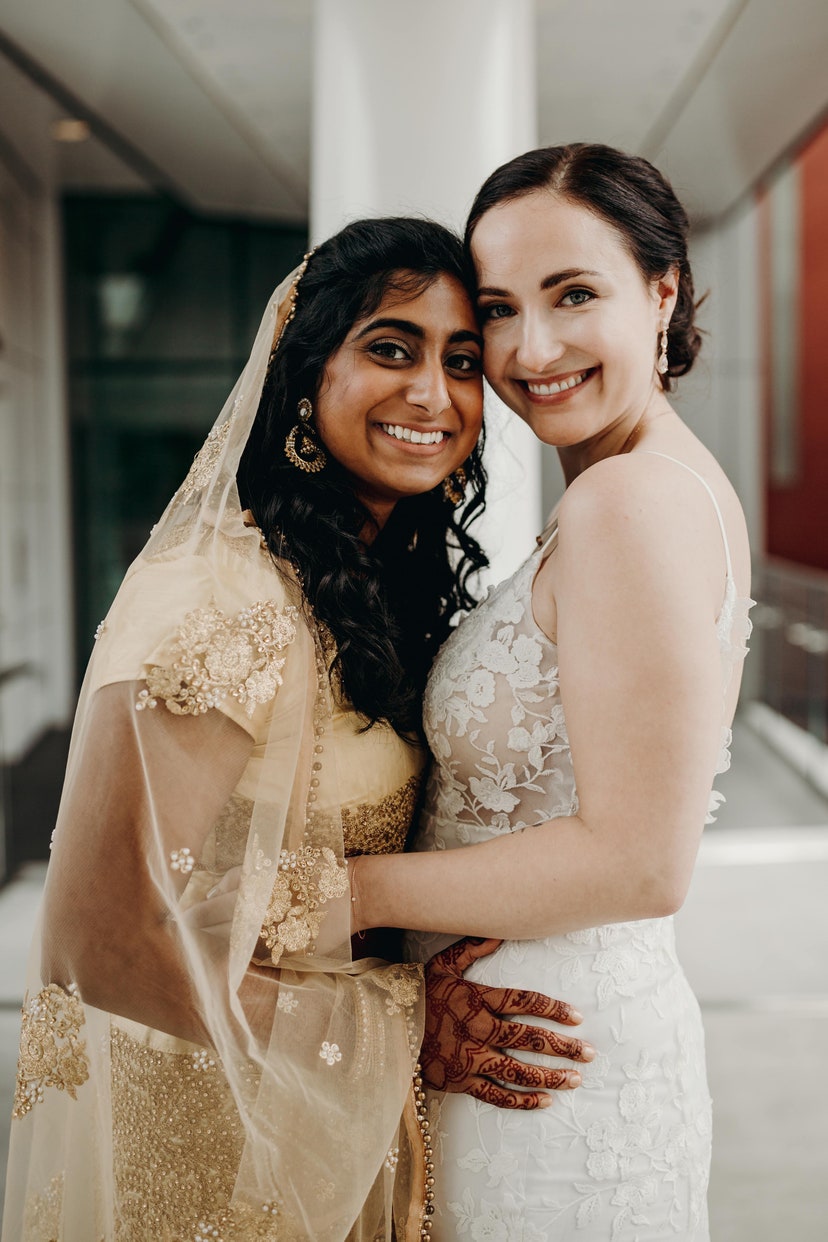 wedding first look photos