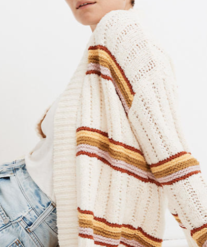 Striped Cardigan