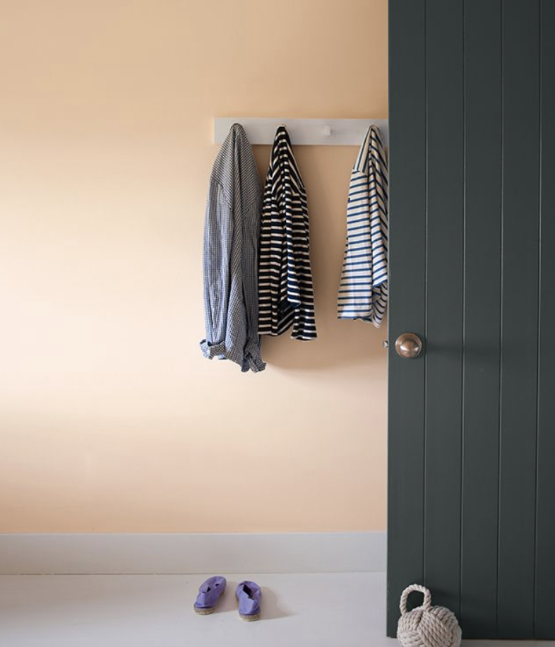 Benjamin Moore peach parfait