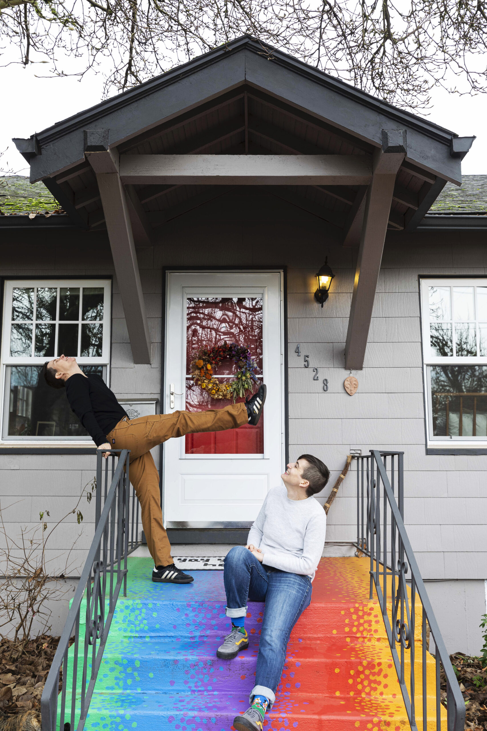 Colorful house tour in Portland Oregon