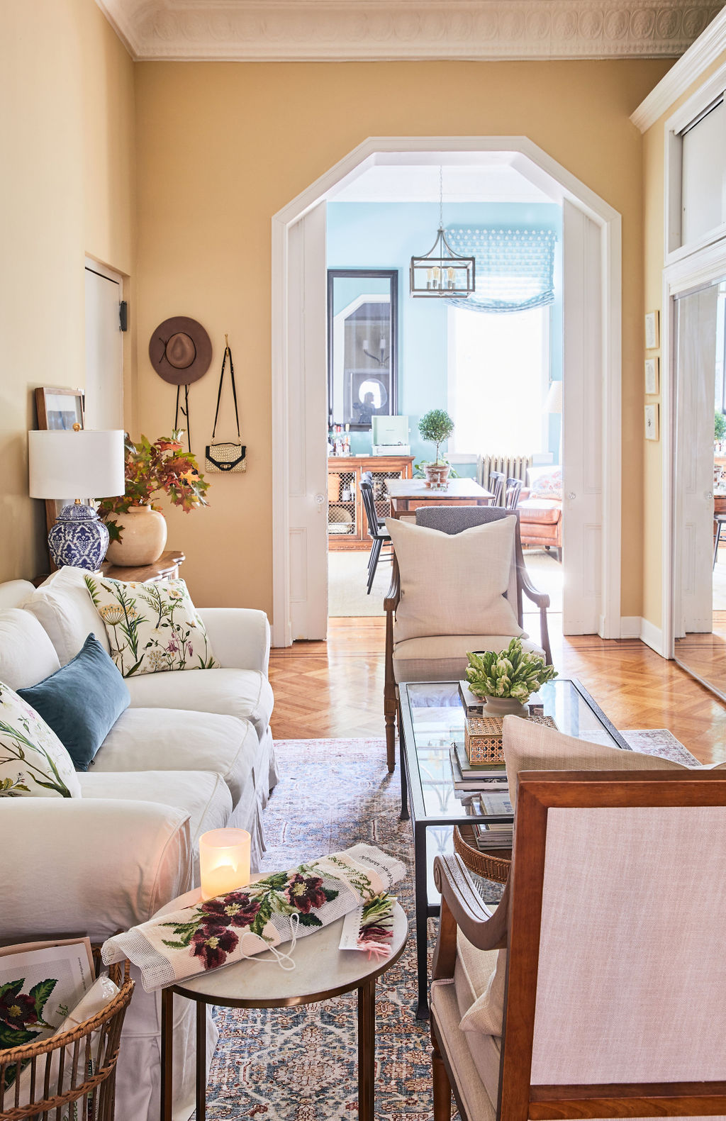 Brooklyn brownstone apartment tour Carroll Gardens