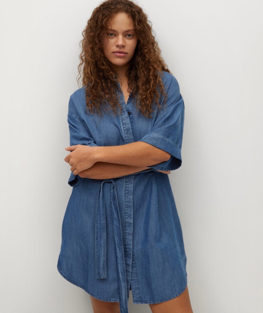 Mango Violeta denim dress