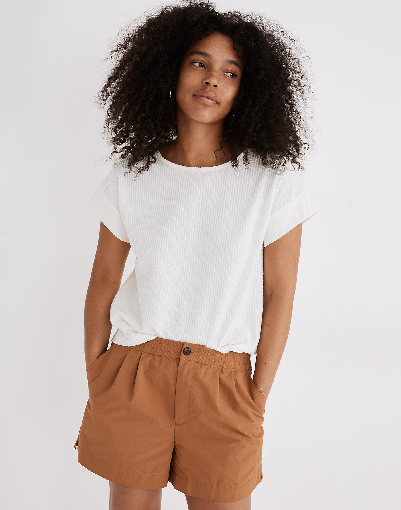 track shorts madewell