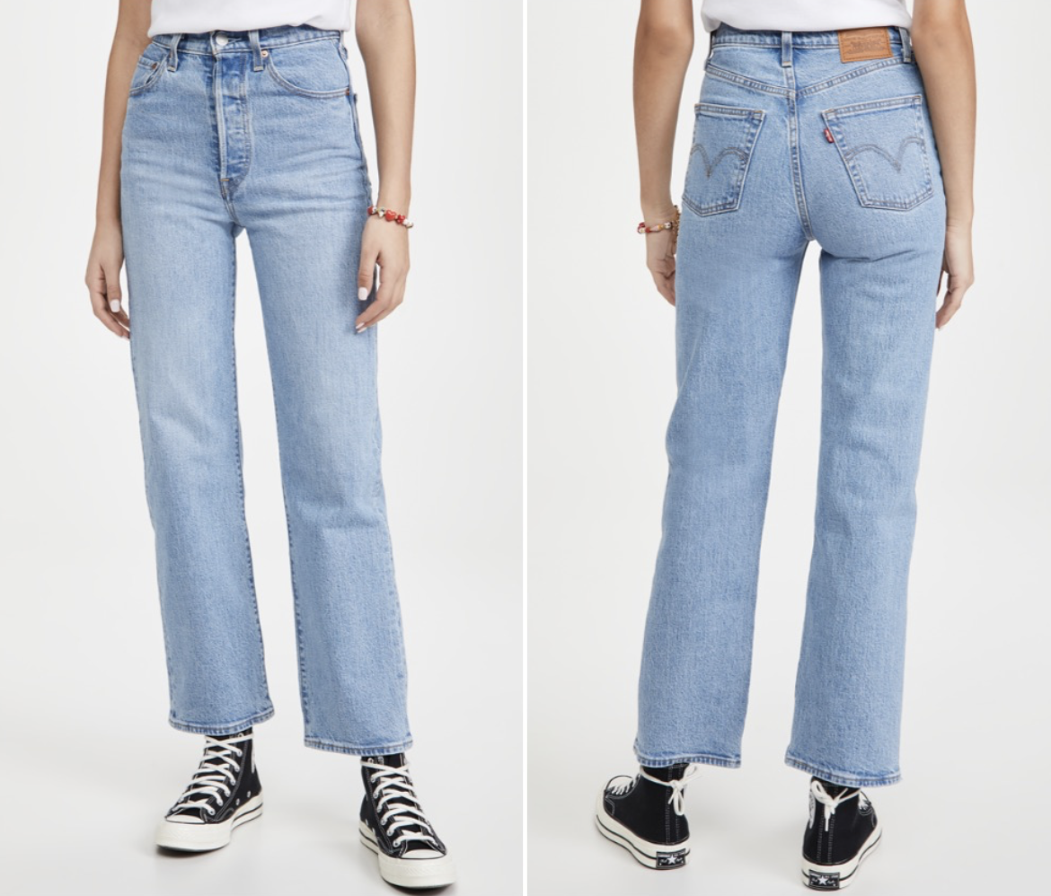 Levi's straight leg jeans