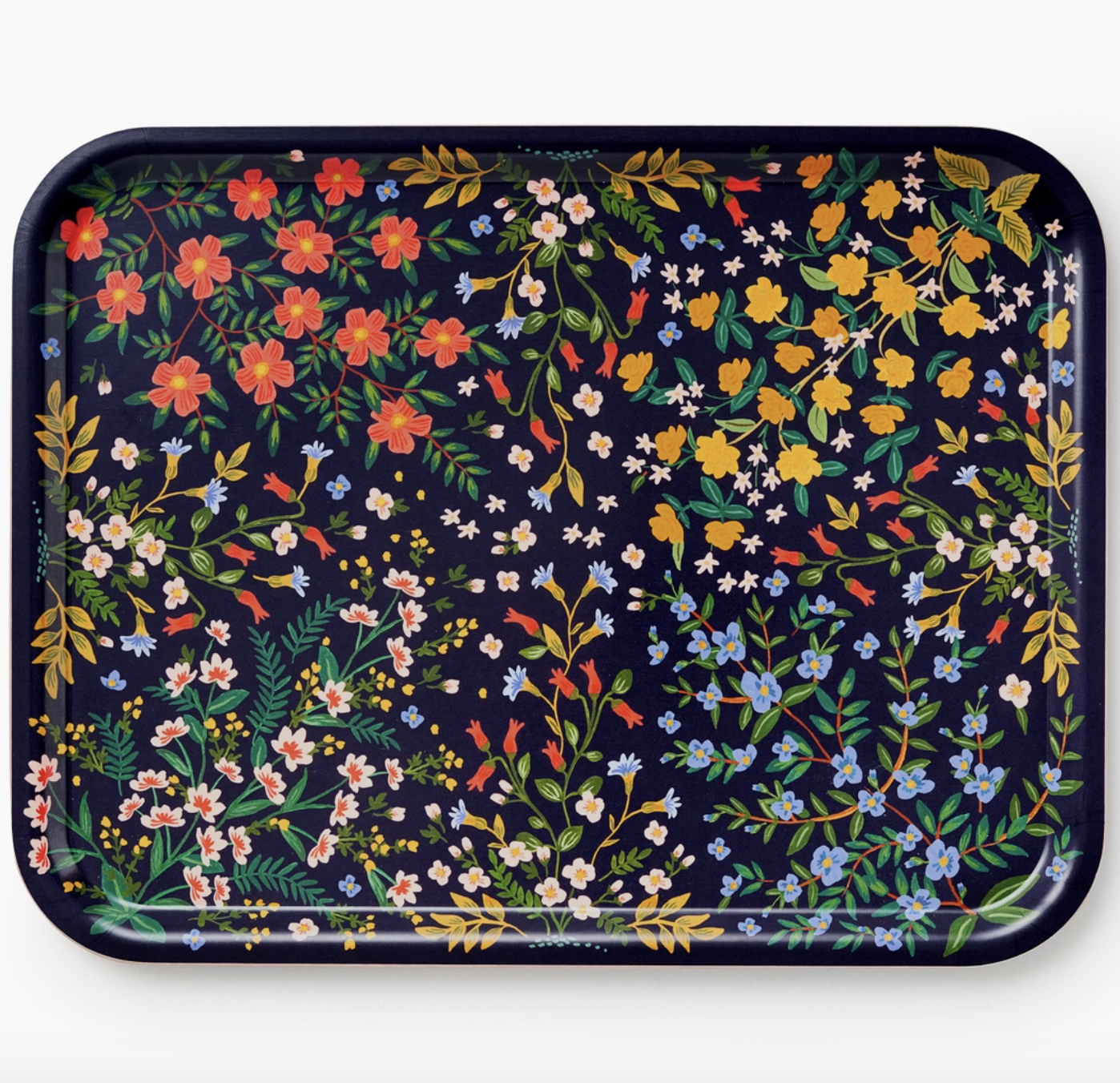 rifle paper floral serving tray