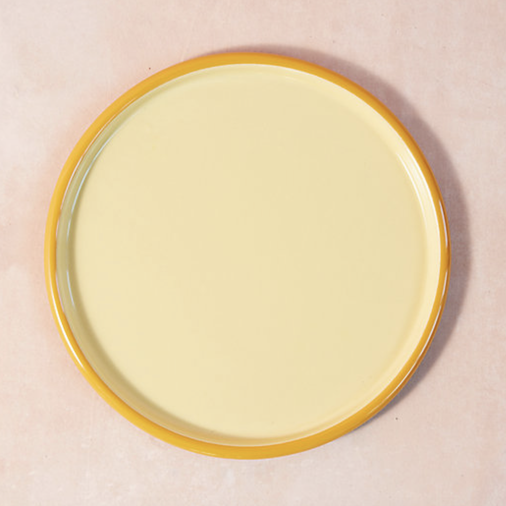 Terrain yellow serving tray