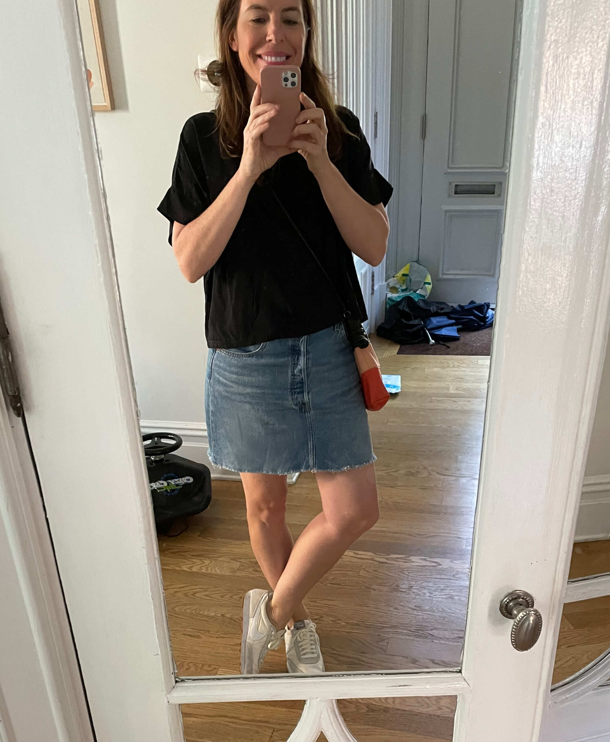 jean skirt Joanna Goddard