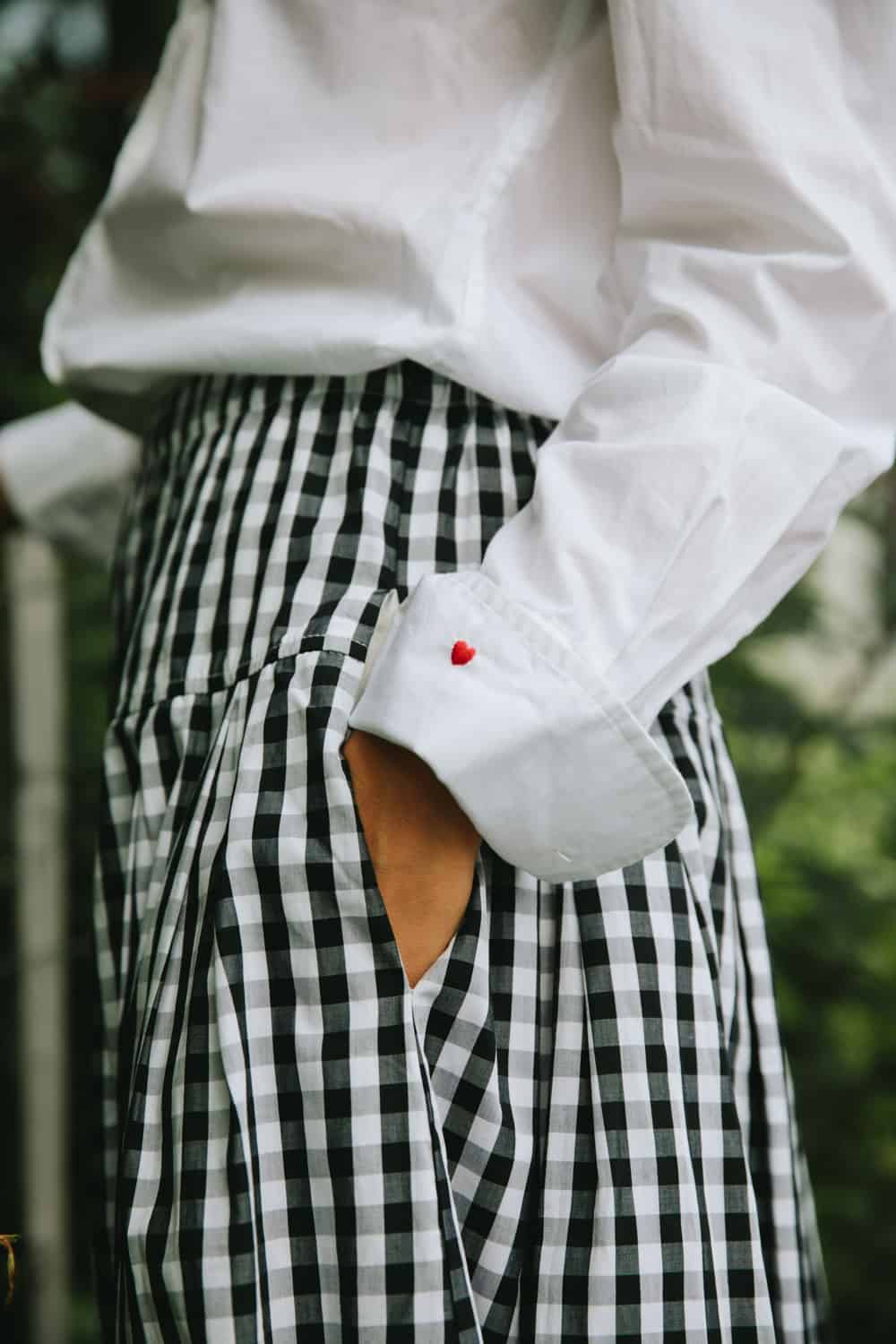 Cup of Jo x Alex Mill heart-on-your-sleeve shirt