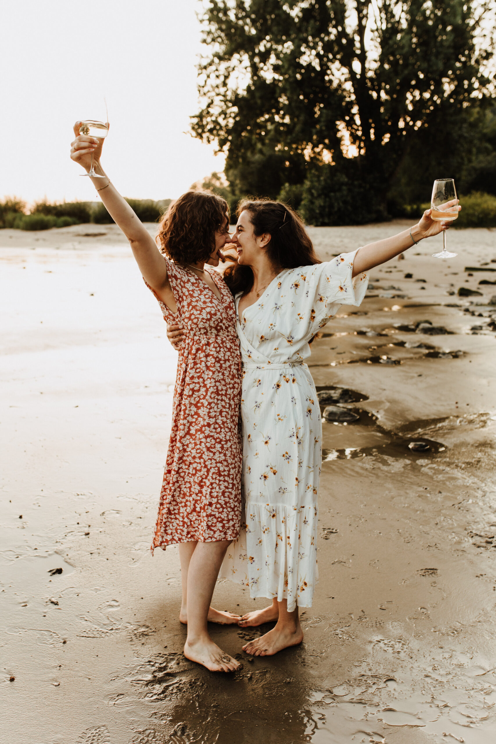 How Sweet Is This Beach Proposal?