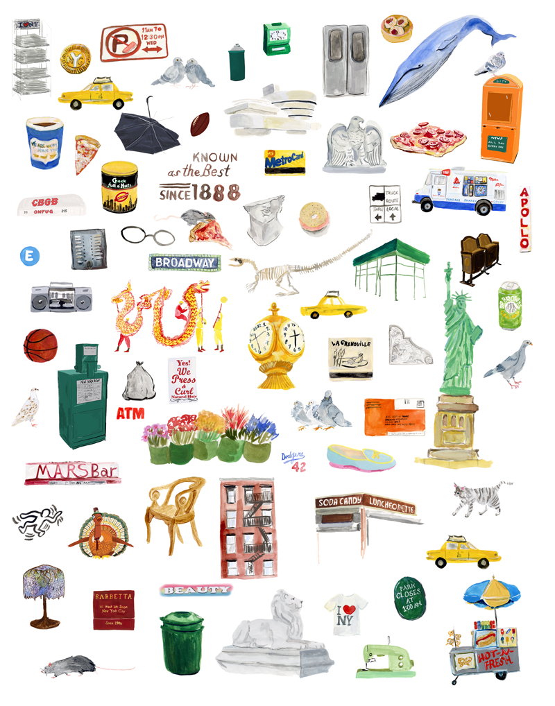 nyc art prints by flat vernacular