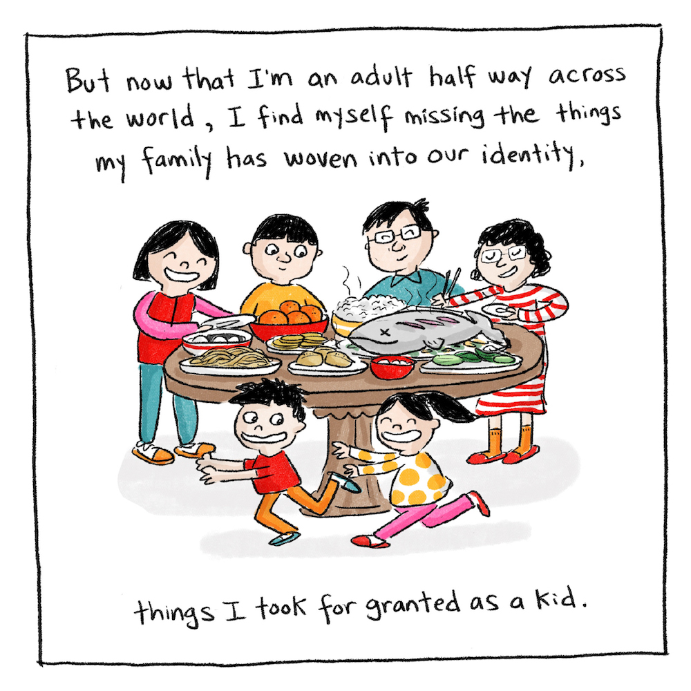 lunar new year comic by Ruth Chan