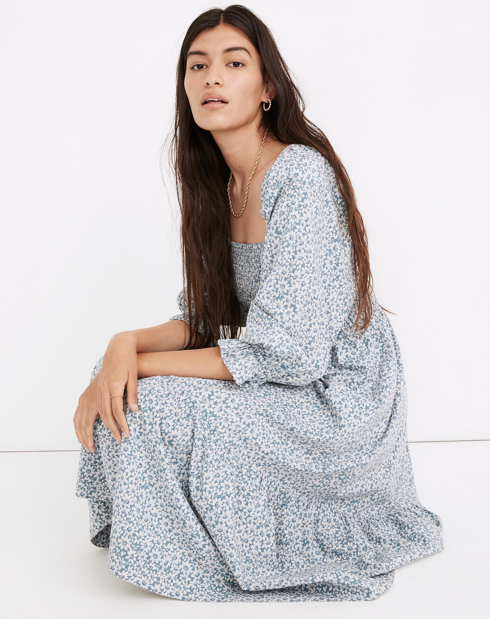 Madewell sunflower dress