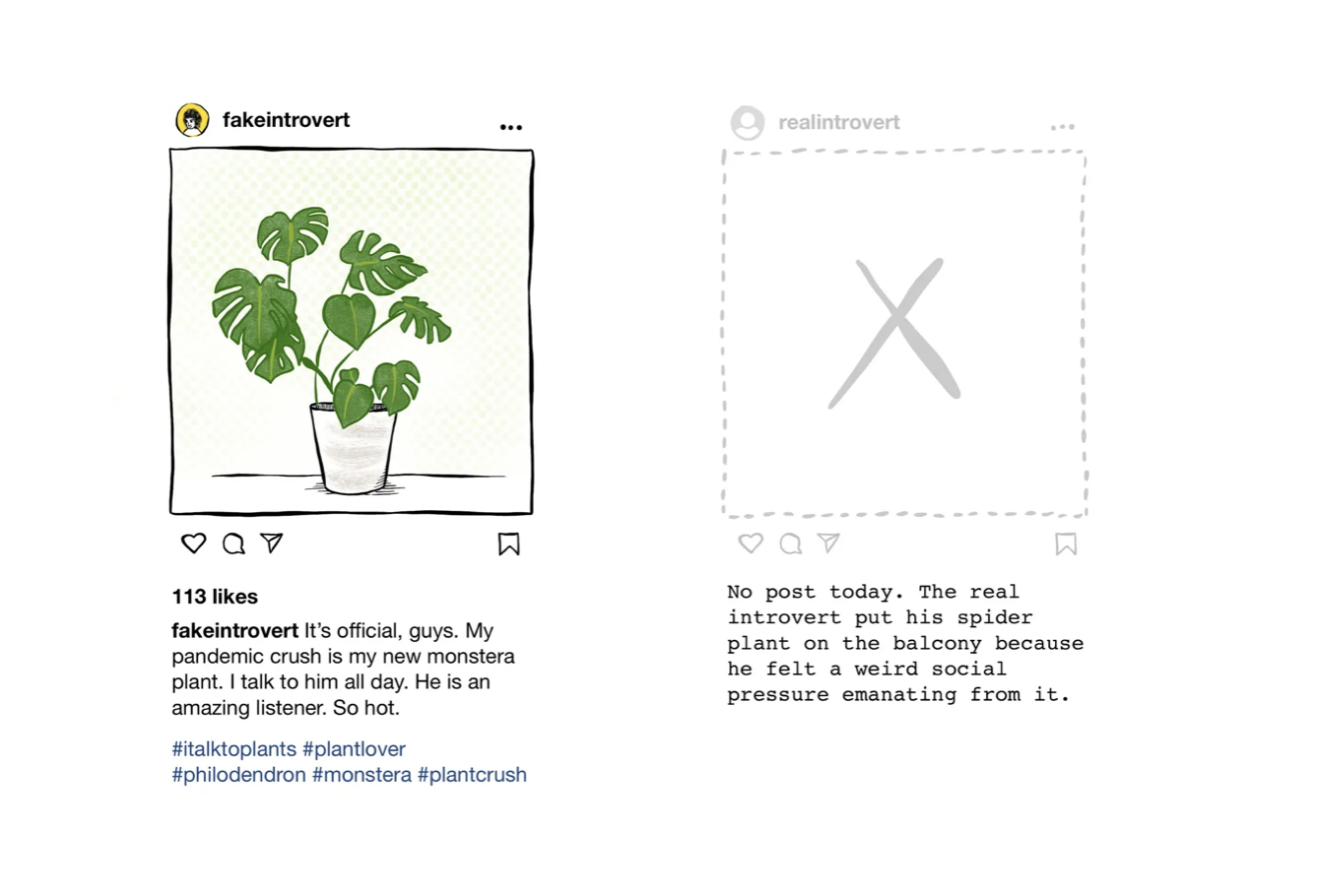 new Yorker introvert comic