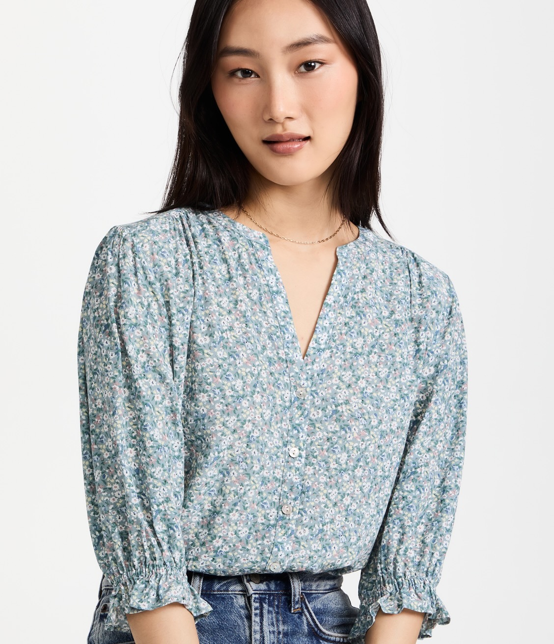 Rails Floral Blouse