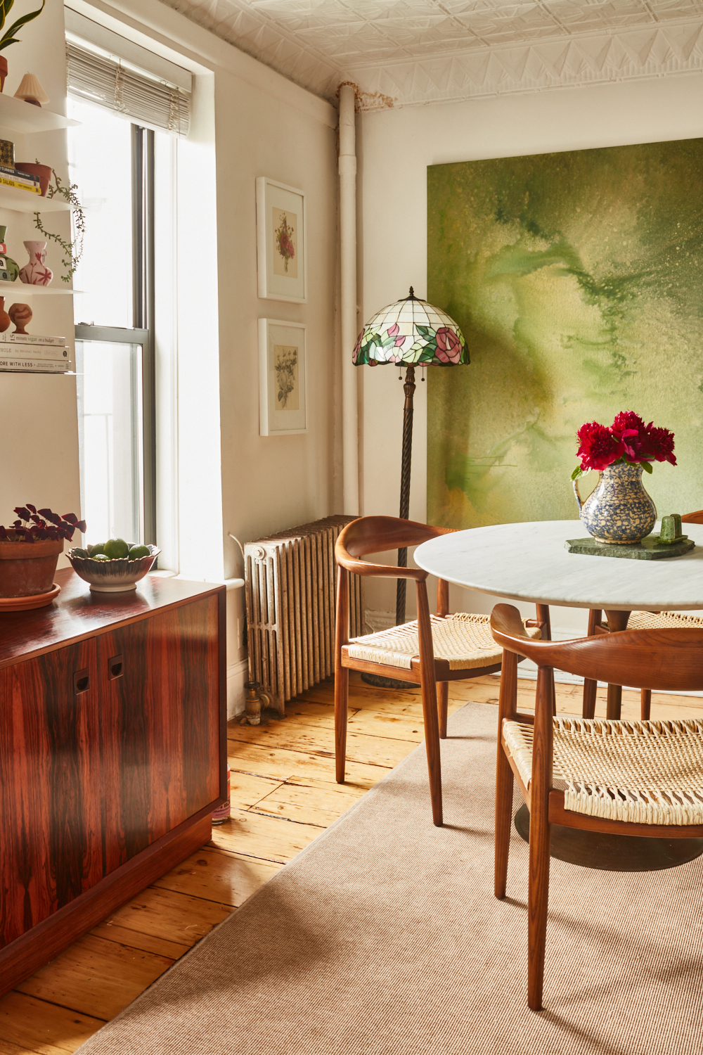 Brooklyn apartment tour railroad Cyrus Ferguson and Brooke brazer