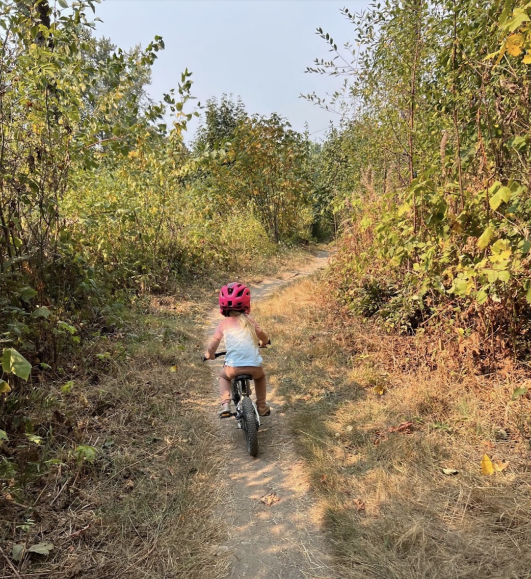 How Learning to Mountain Bike Helped Me in Early Motherhood 