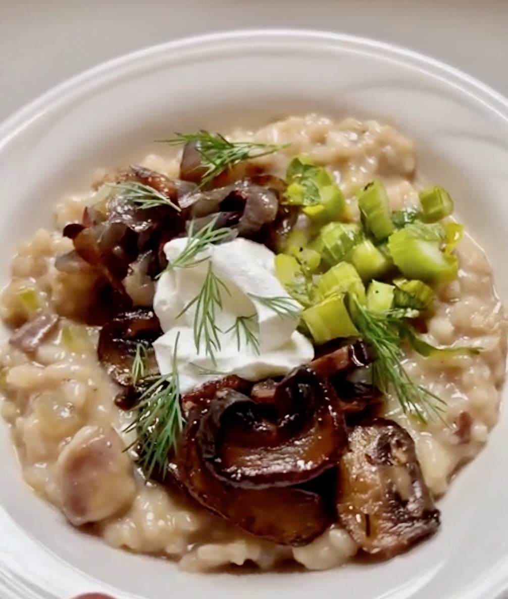 chestnut risotto by Eric Kim