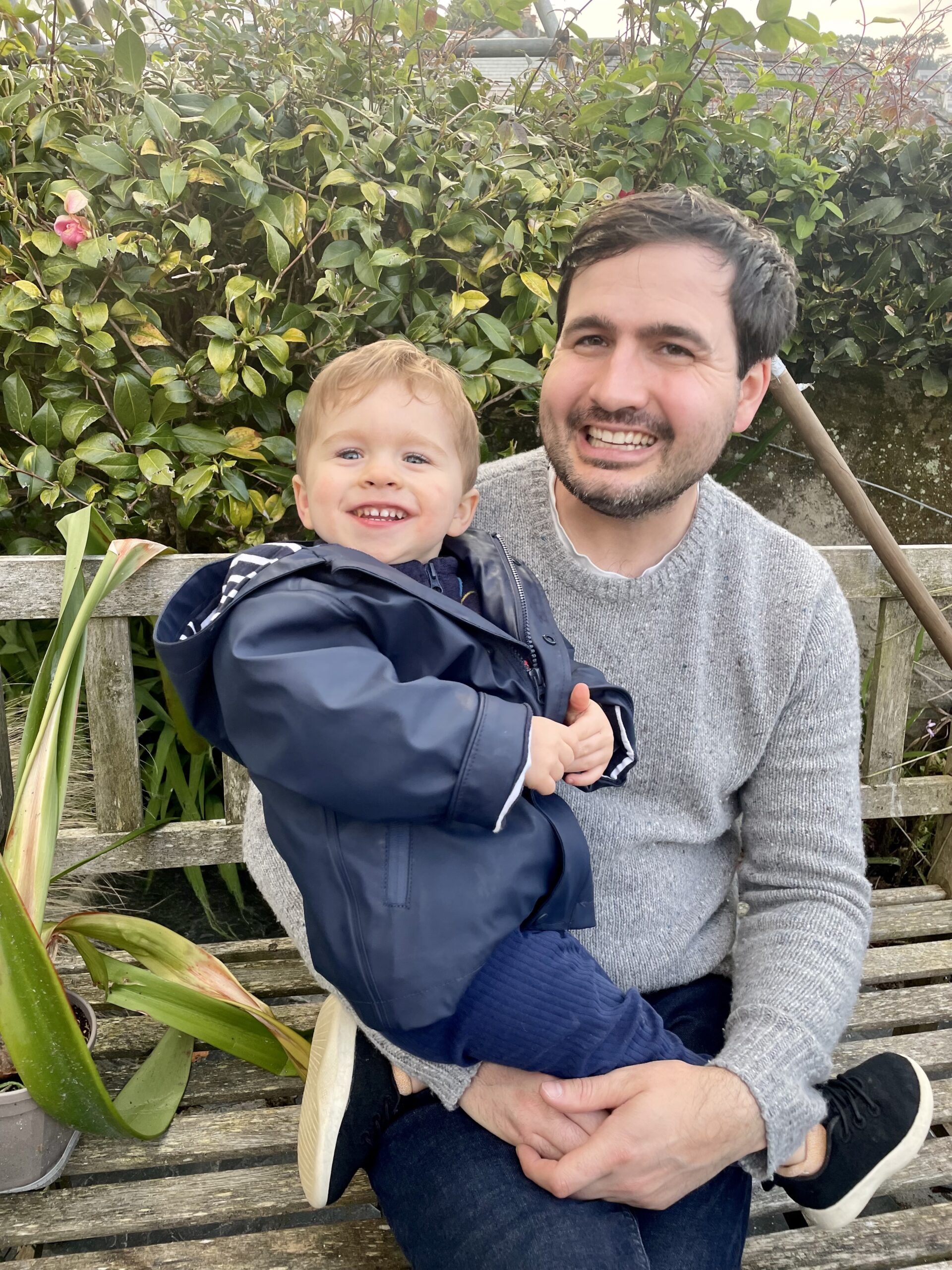 Cornwall england garden view harbor