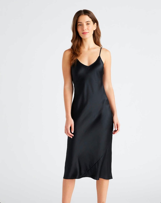 Silk slip dress