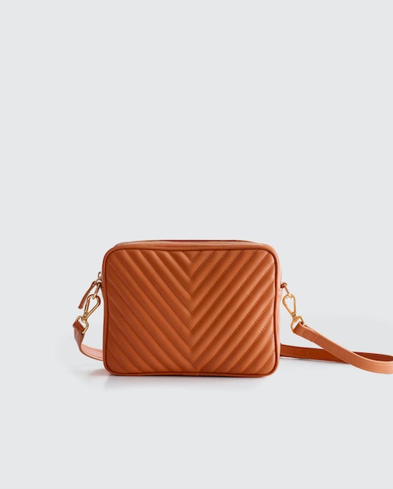 Leather crossbody bag