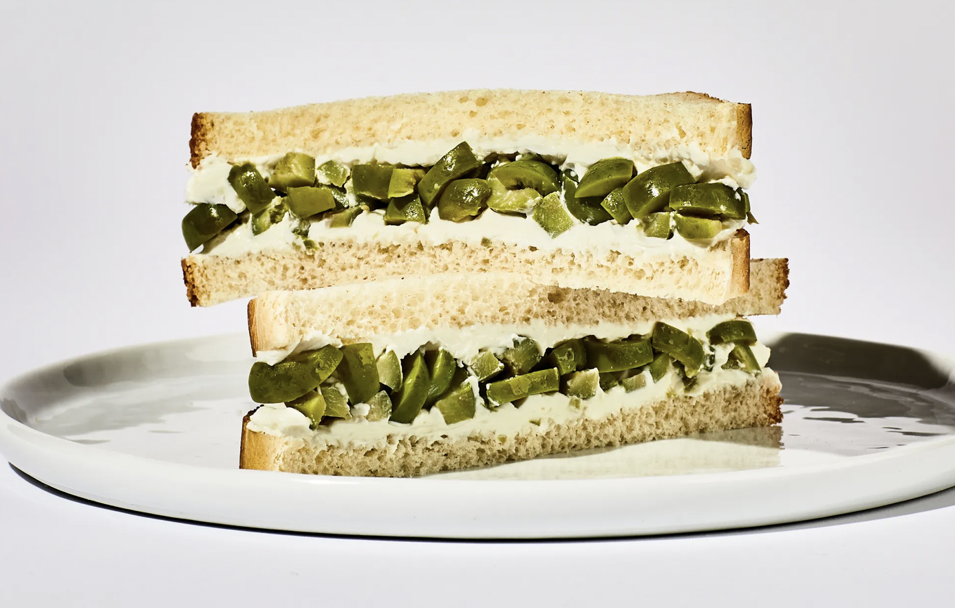 cream-cheese-and-olive-sandwich