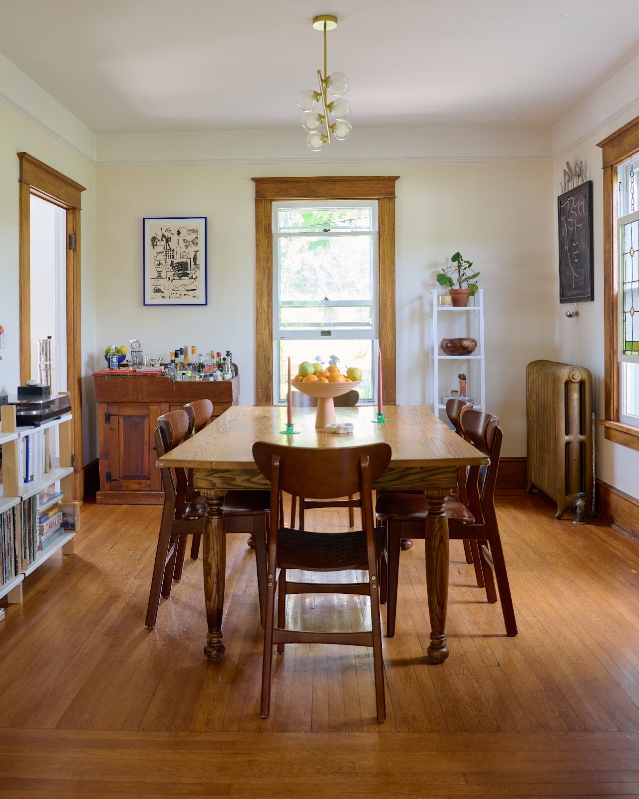 Rachael Petach house tour cassis dining room