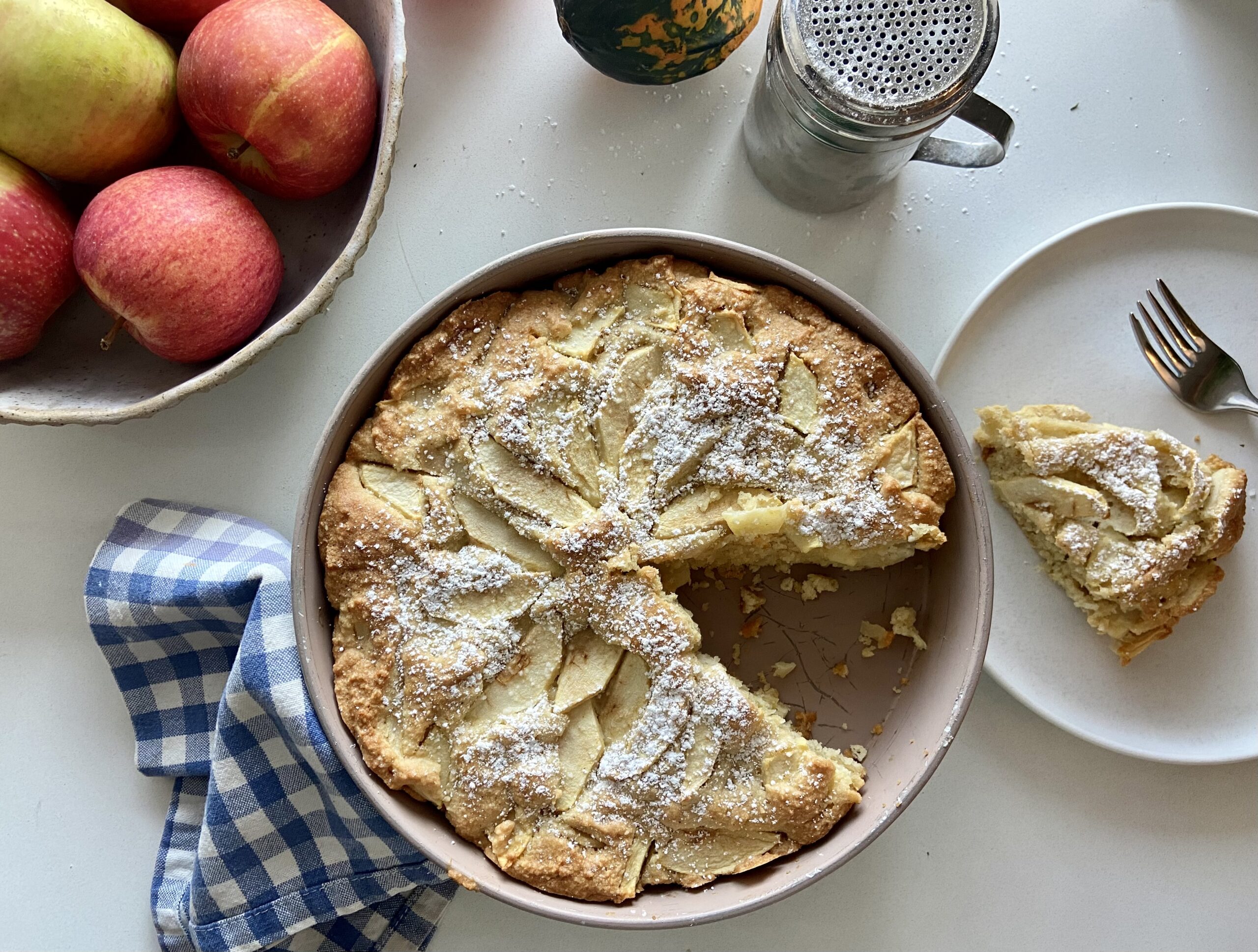 Brown Butter Almond-Apple Cake recipe