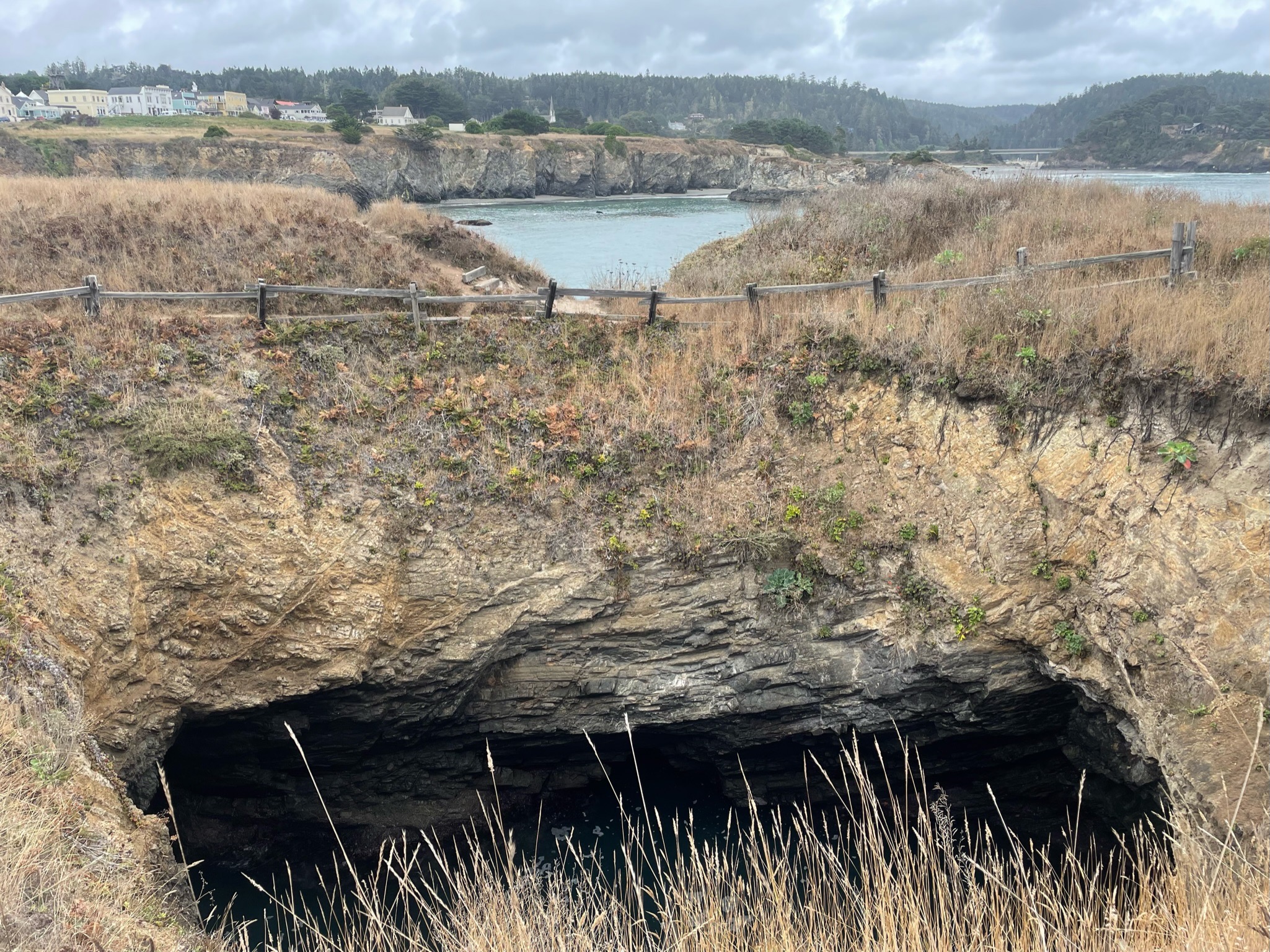 Mendocino beach views