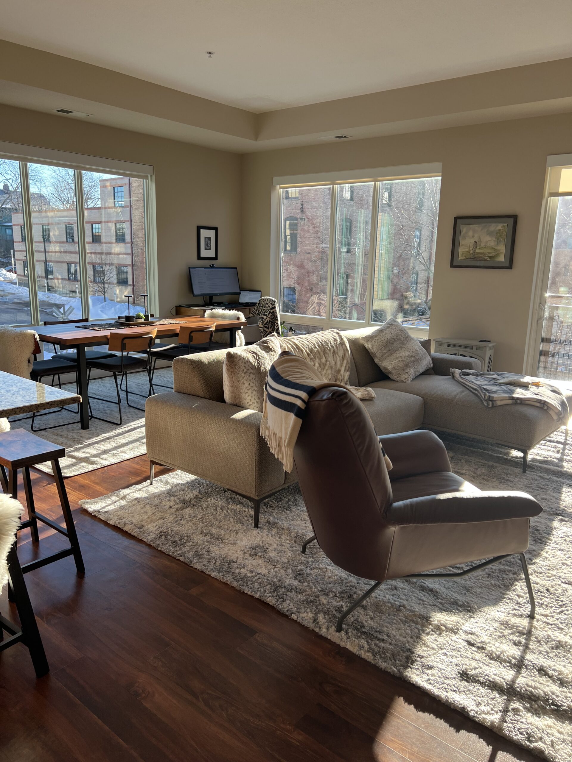 families who downsized their homes