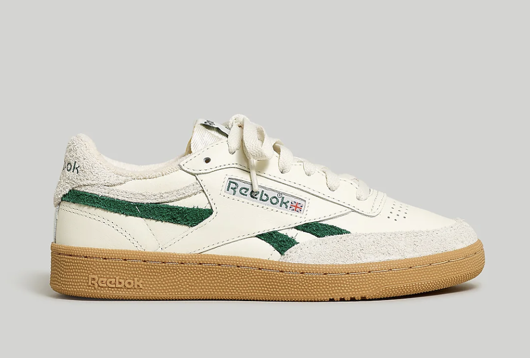 Reebok green sneakers