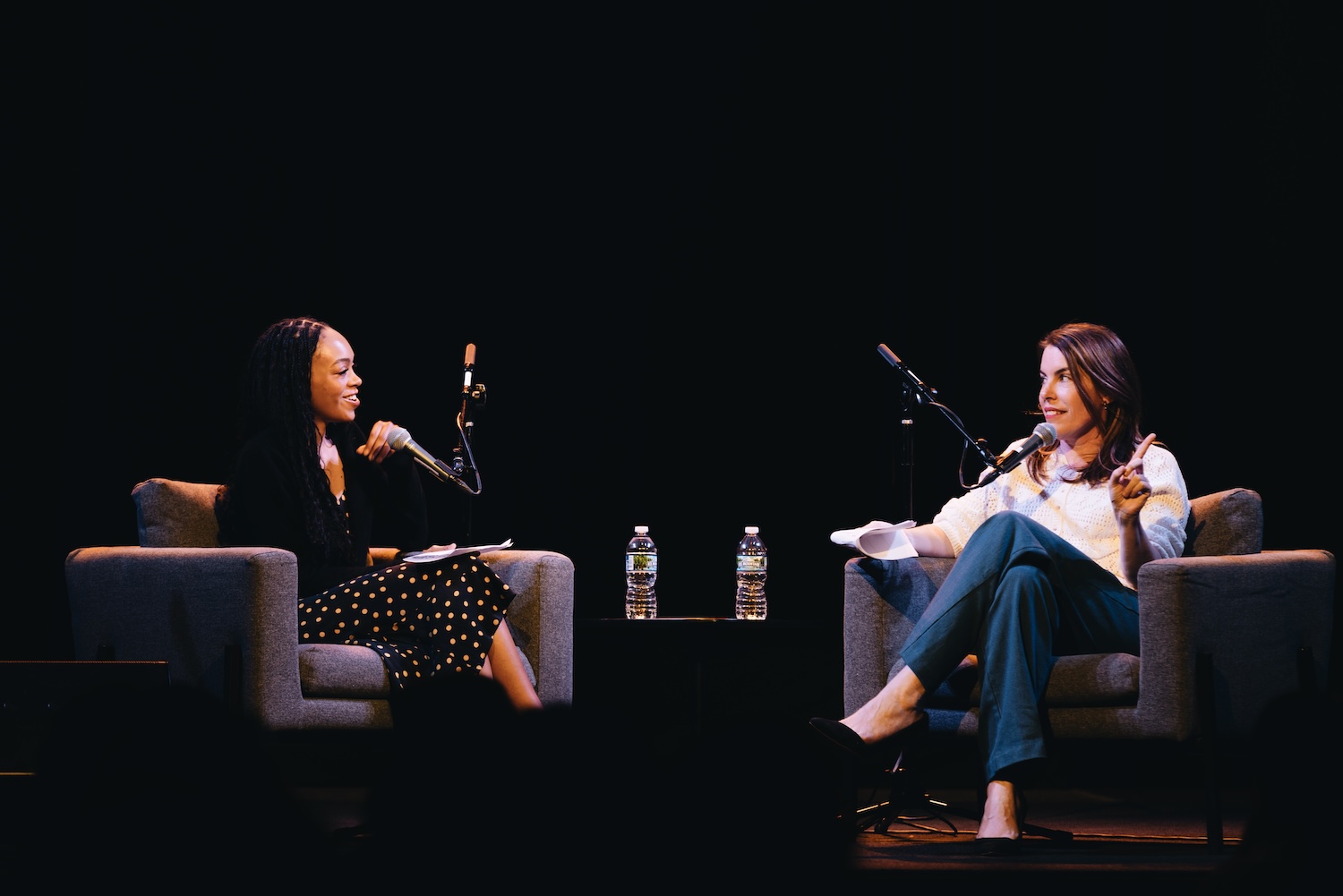 Joanna Goddard and Hunter Harris