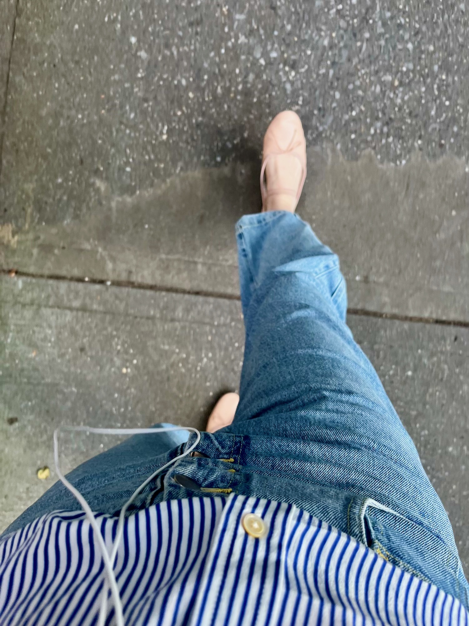 Loeffler Randall ballet flats pink Mary Jane