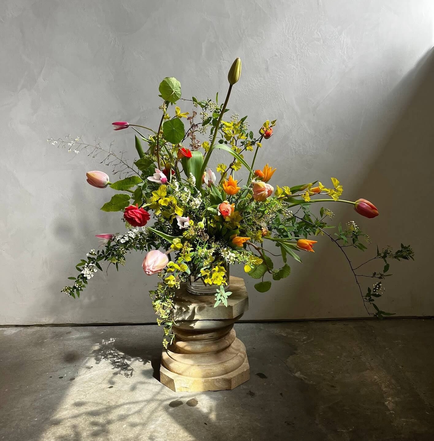 fox fodder farm flower bouquet