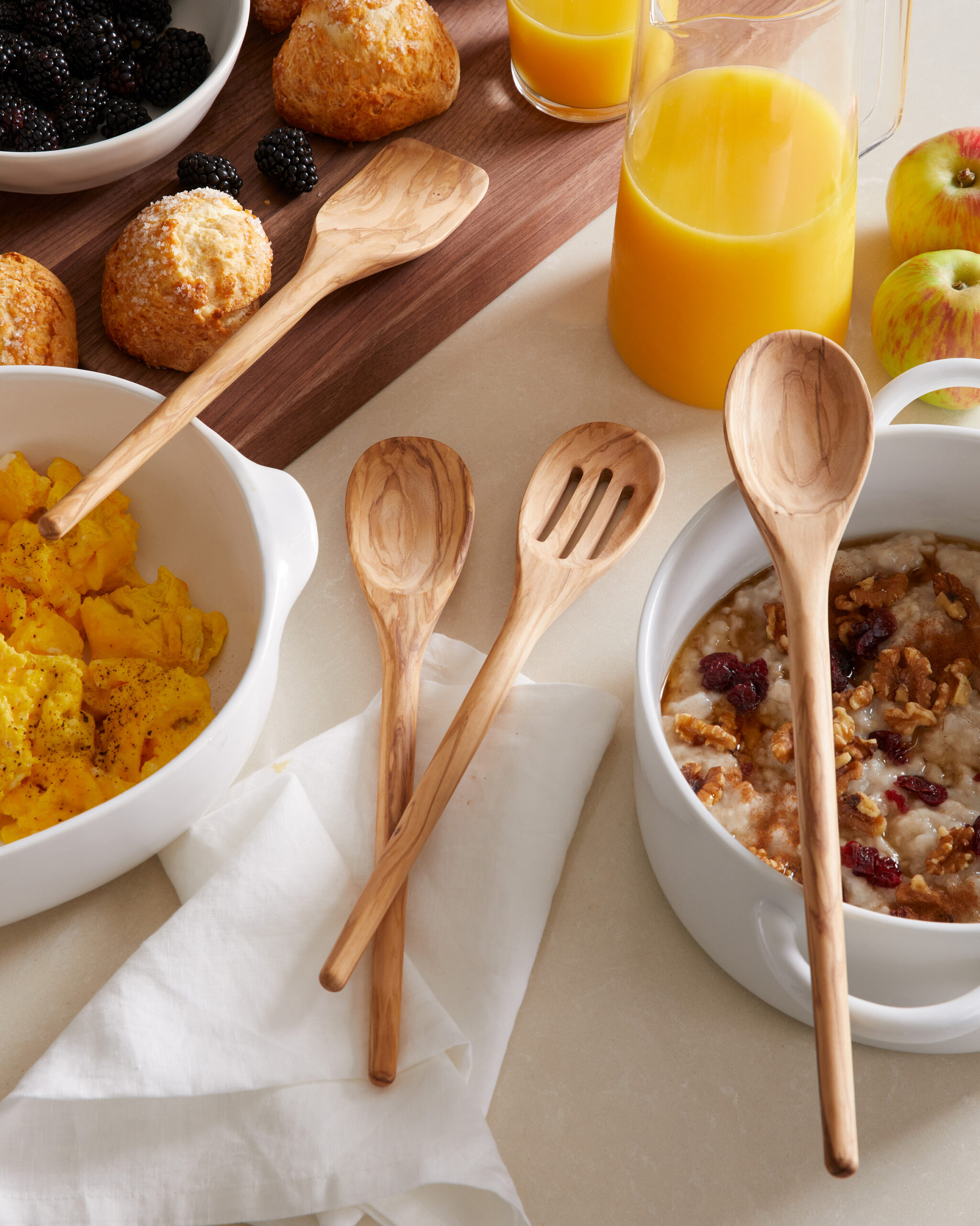 olivewood spoons from quince