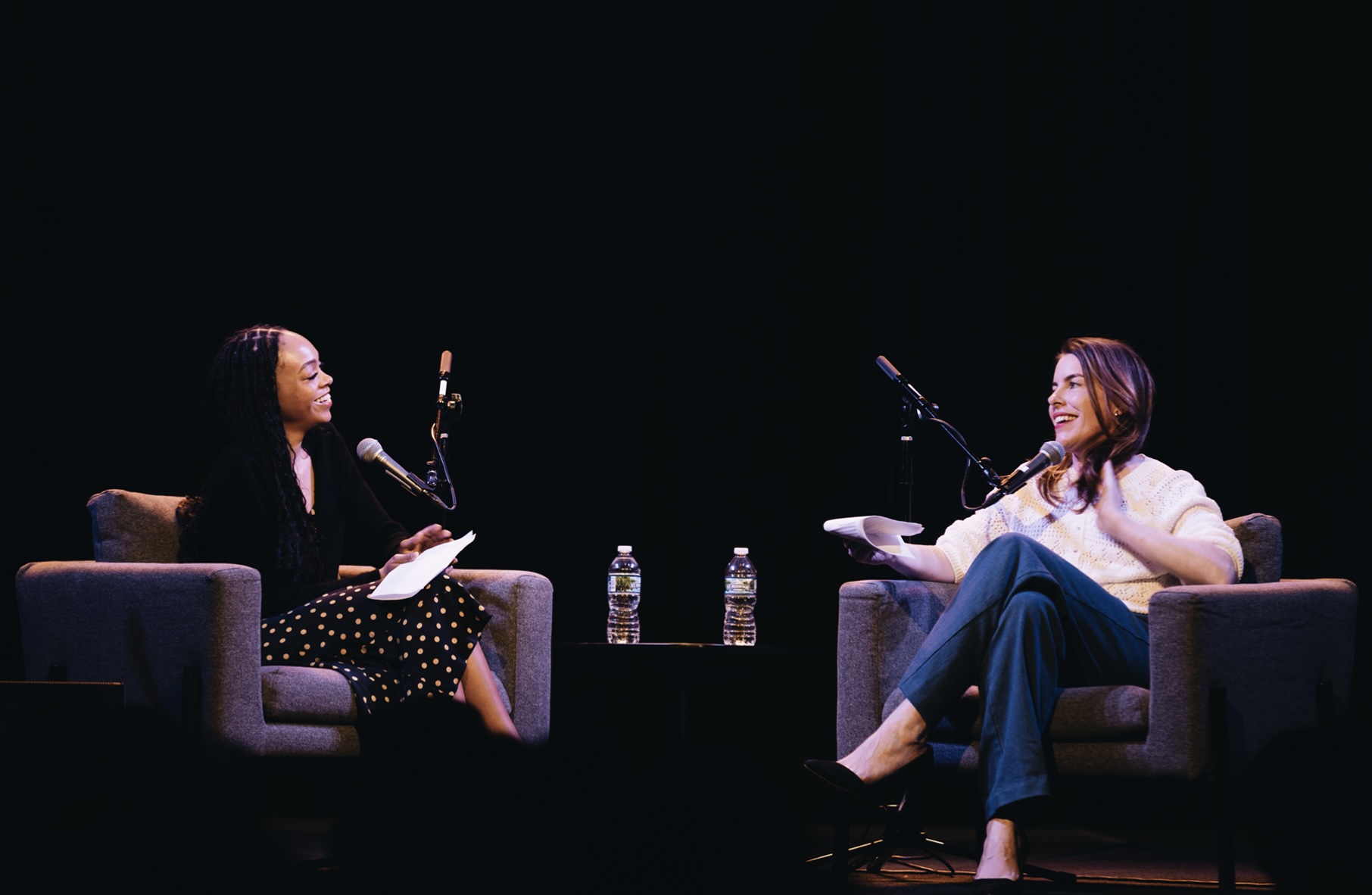 Joanna Goddard and Hunter Harris