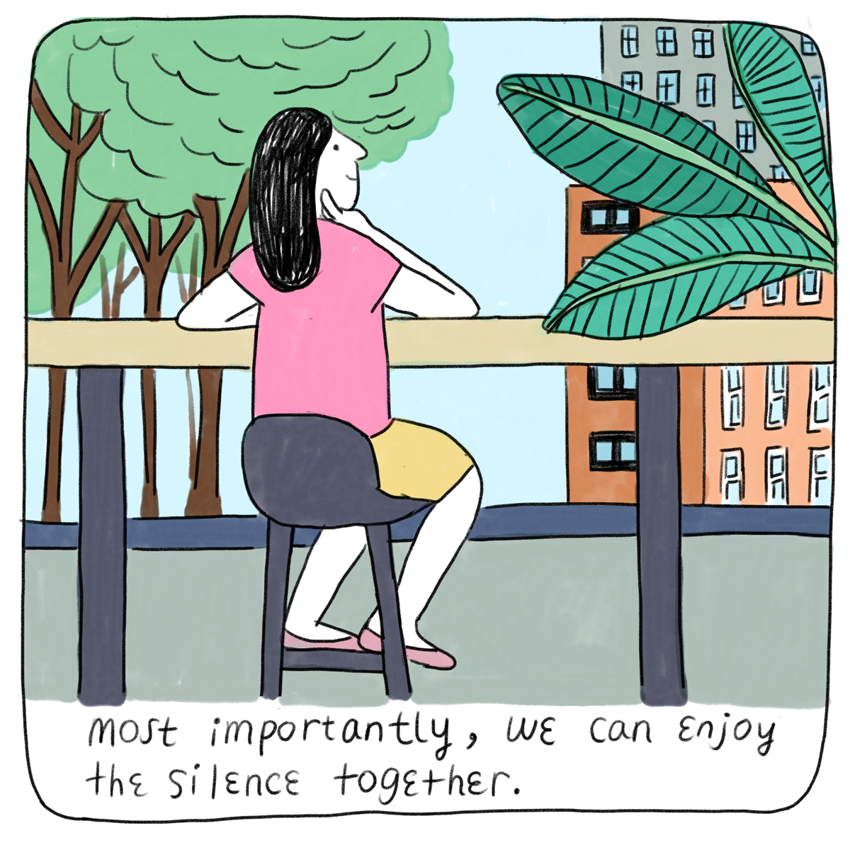 Yinfan Comic Partner at Coffee Shop