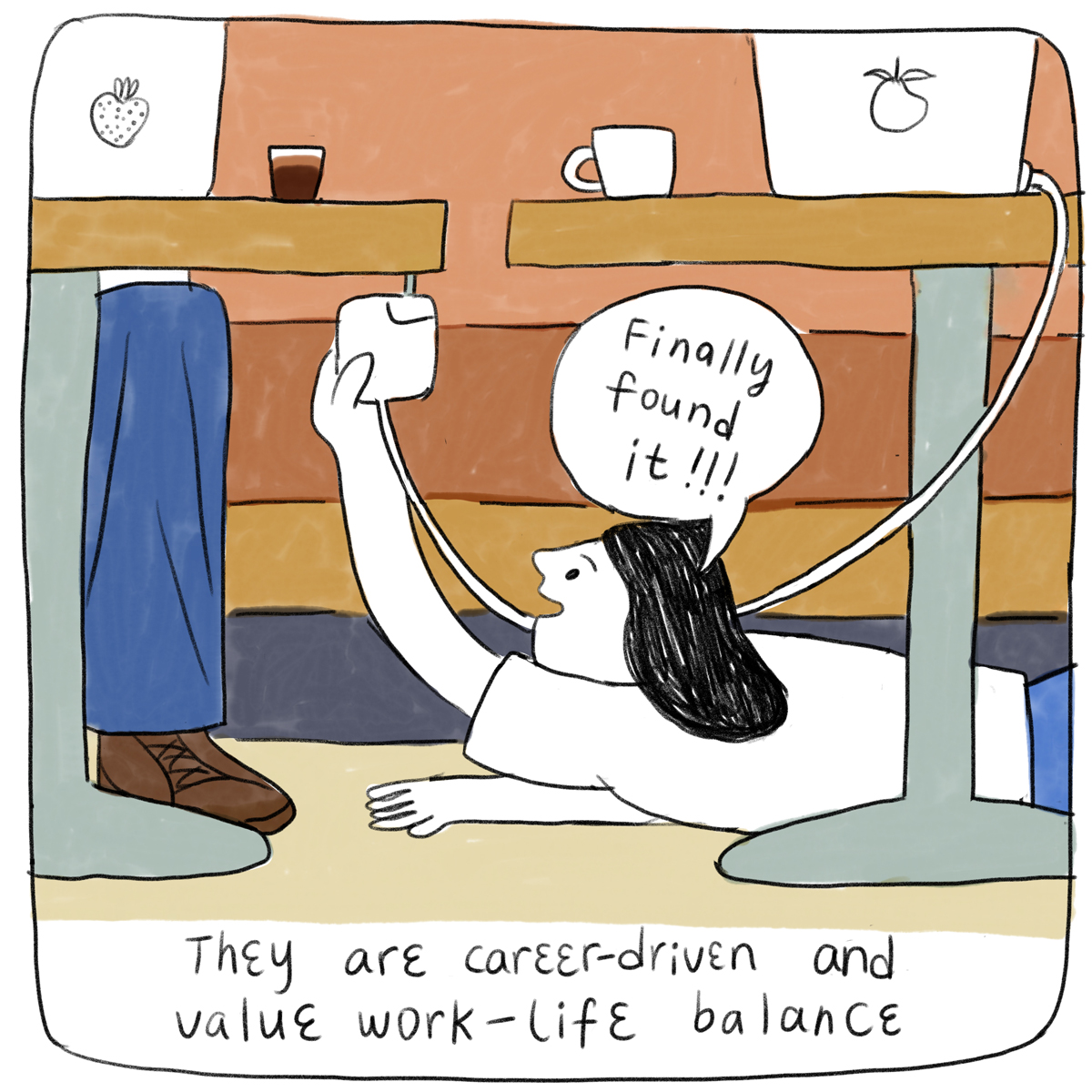 Yinfan Comic Partner at Coffee Shop