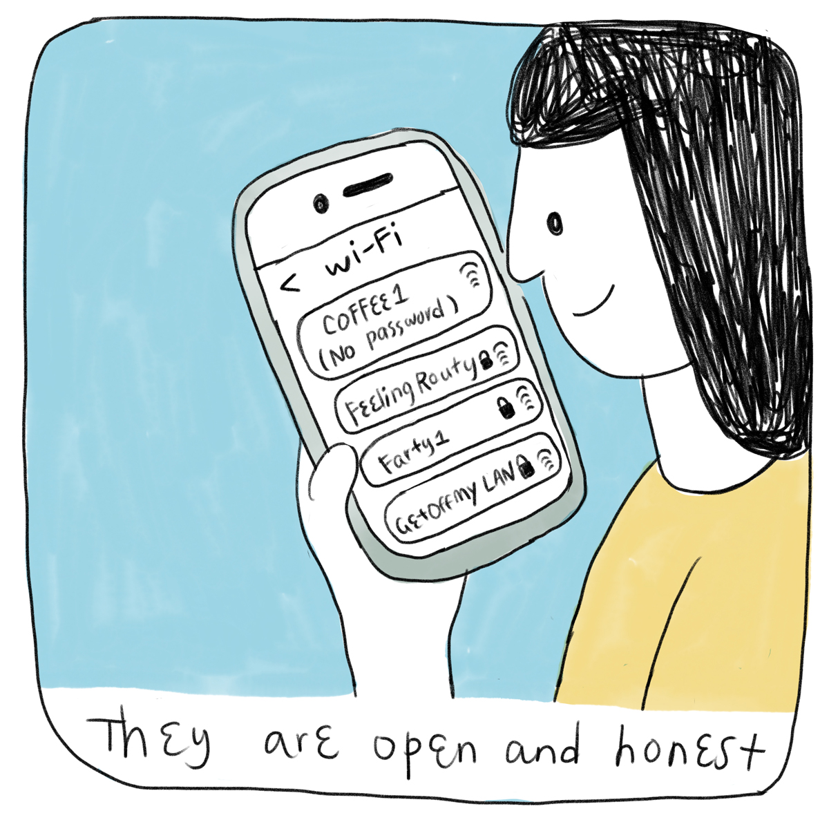 Yinfan Comic Partner at Coffee Shop