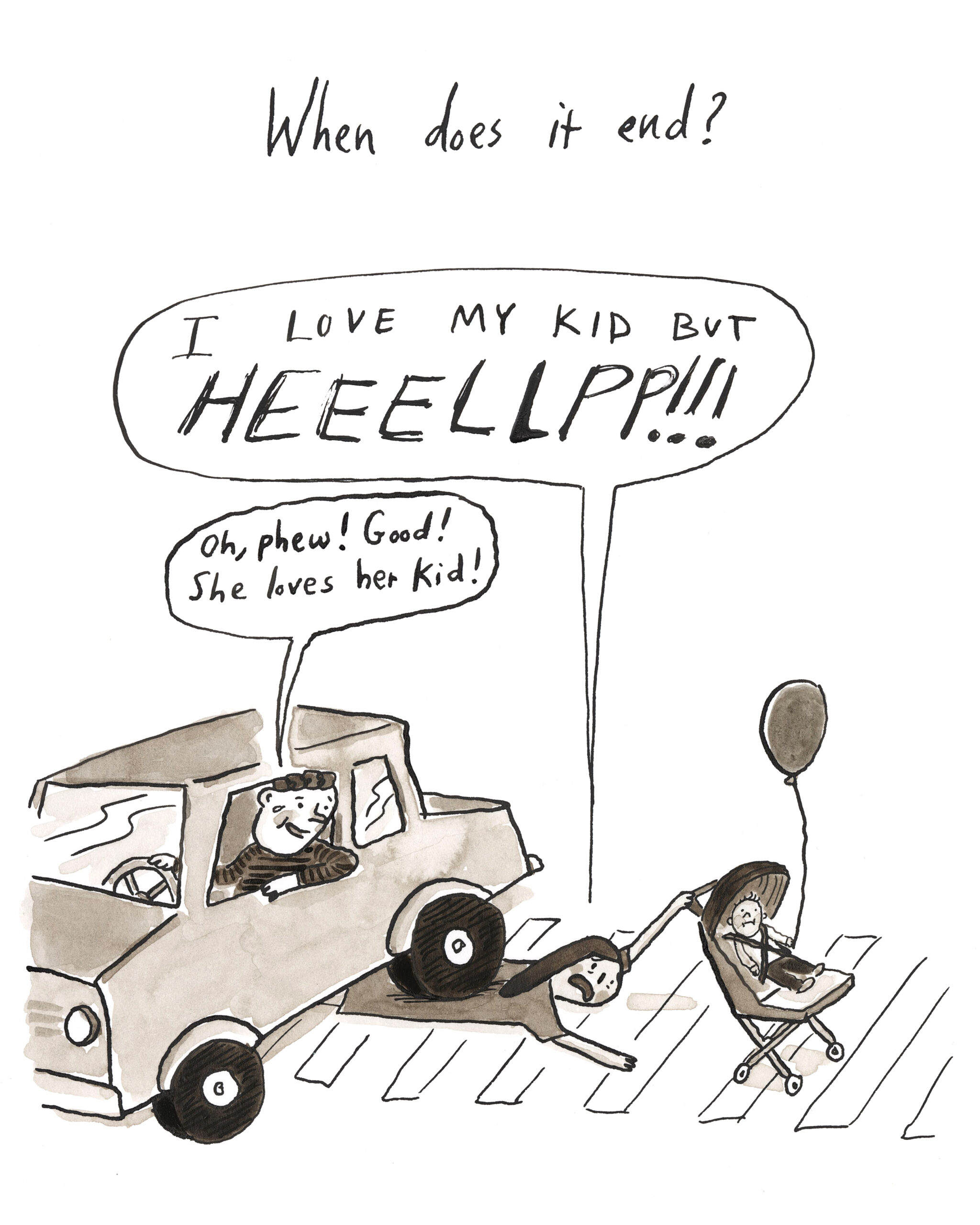 Hallie Bateman Motherhood Comic