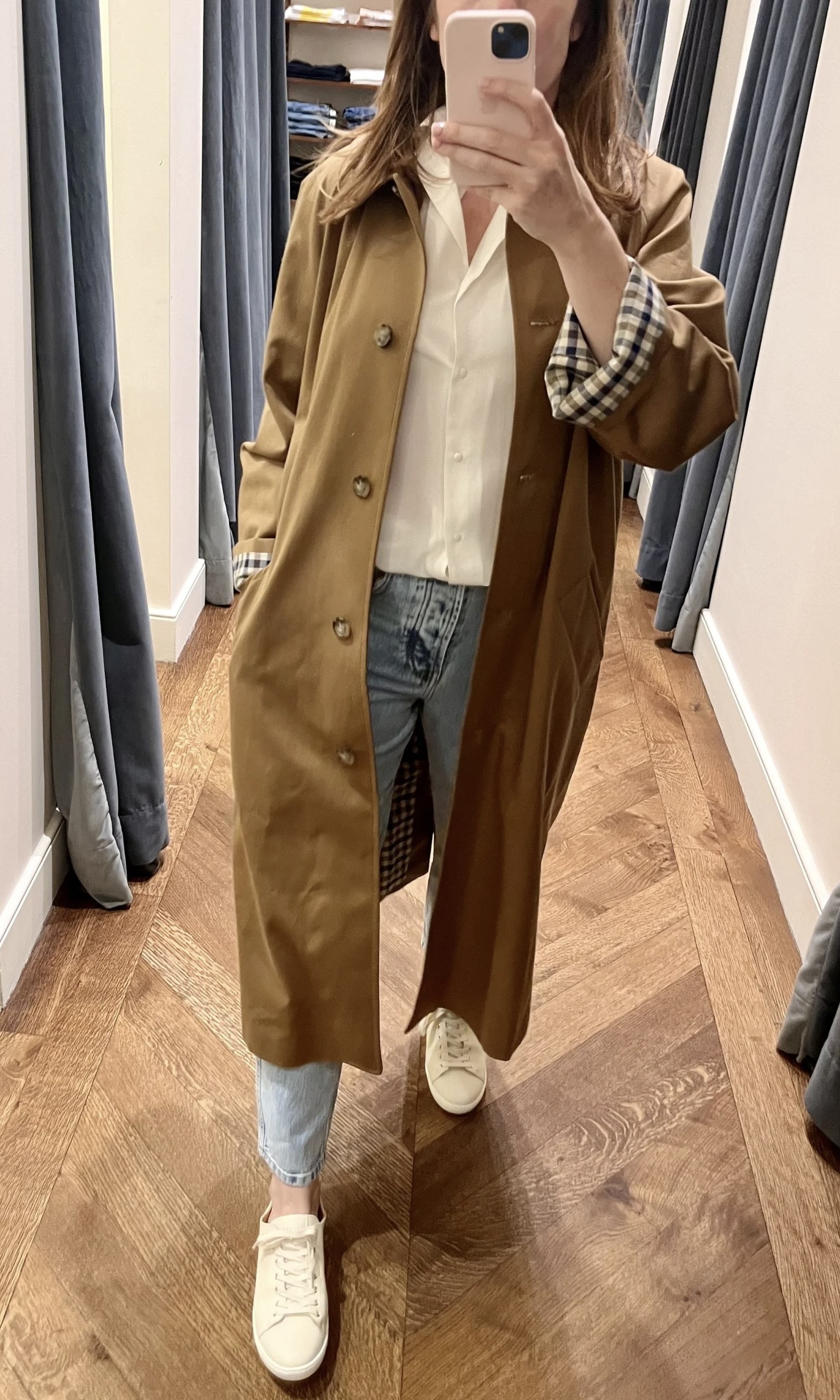 Joanna Goddard Sezane trench