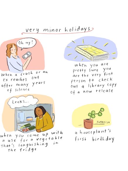 very minor holidays comic