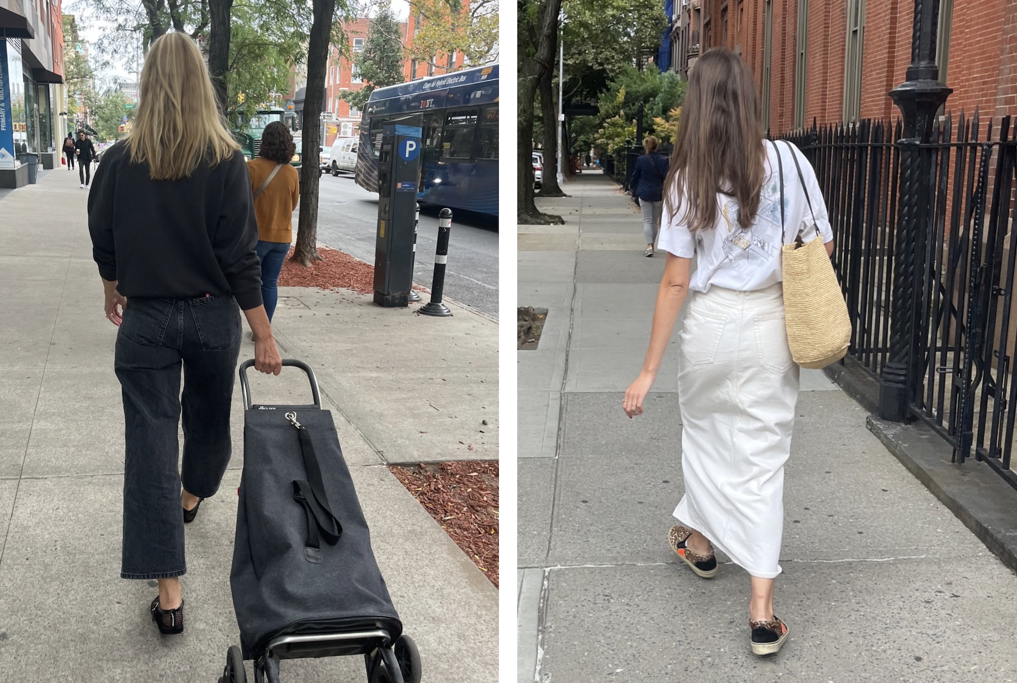 monochrome outfits nyc street style